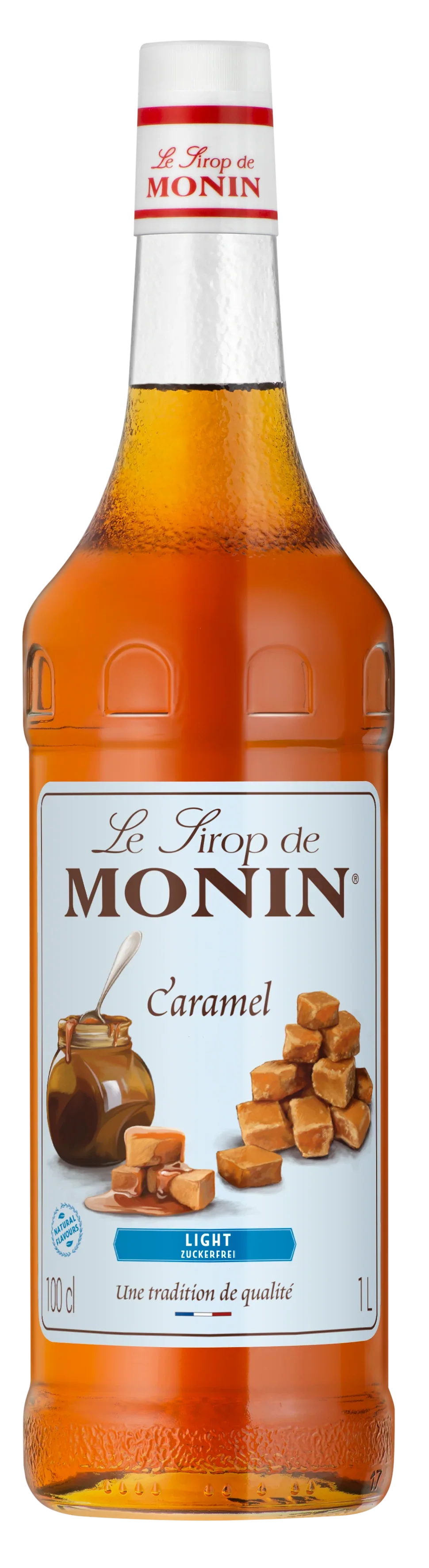Monin - Caramel Zuckerreduziert Sirup 0,25L (Glas)